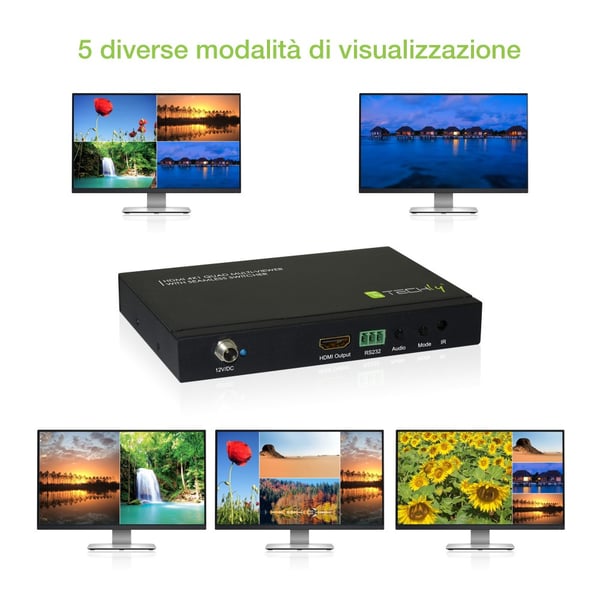 Techly IDATA HDMI-41MV bild-switchar