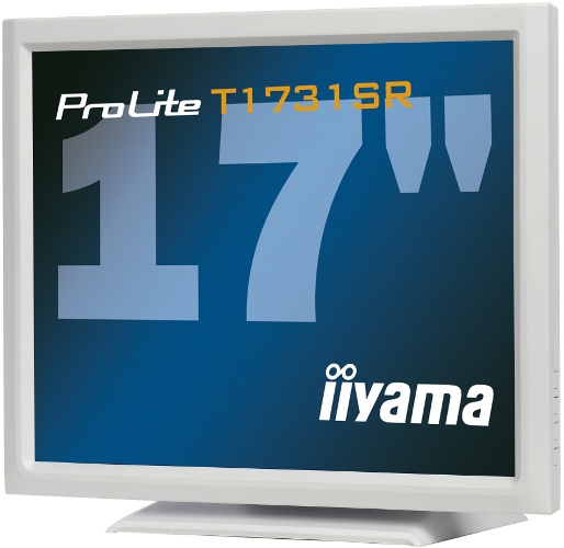 iiyama ProLite T1731SR-1 platta pc-skärmar 43,2 cm (17") 1280 x 1024 pixlar LED Pekskärm Bordsskiva Vit