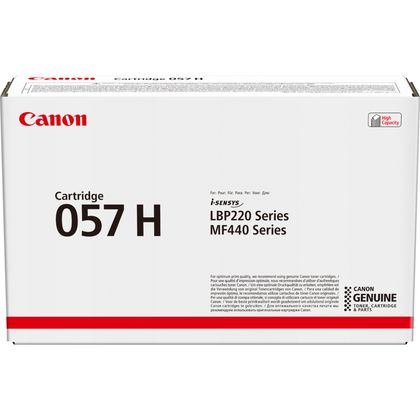 Canon 057H värikasetti 1 kpl Alkuperäinen Musta Canon 057H värikasetti 1 kpl Alkuperäinen Musta