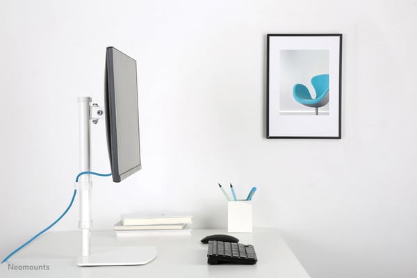 Neomounts FPMA-D890WHITE skærmbeslag og -stativer 76,2 cm (30") Skrivebord Hvid