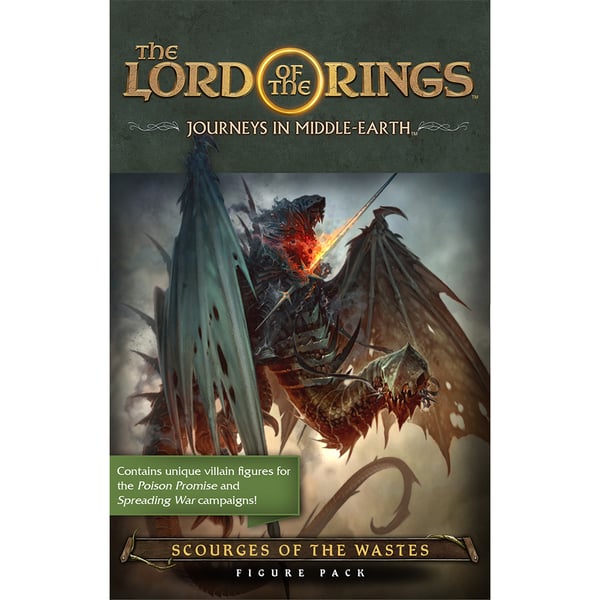 Asmodee Lord Of The Rings Journeys In Middle-earth: Scourges Of The Wastes Figure Pack Udvidelsespakker til brætspil Rollespil