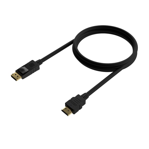 AISENS A125-0550 videokabeladapter 0,5 m DisplayPort HDMI Typ A (standard) Svart