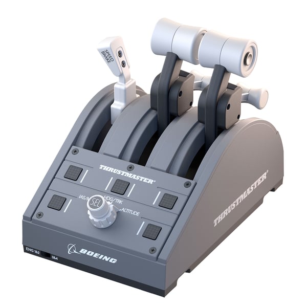 Thrustmaster TCA Quadrant Boeing Edition Grå USB Joystick PC, Xbox, Xbox One X, Xbox Series S