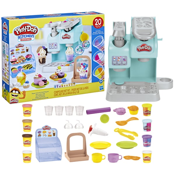 Play-Doh Kitchen Creations Super Colorful Cafe ‐leikkisetti
