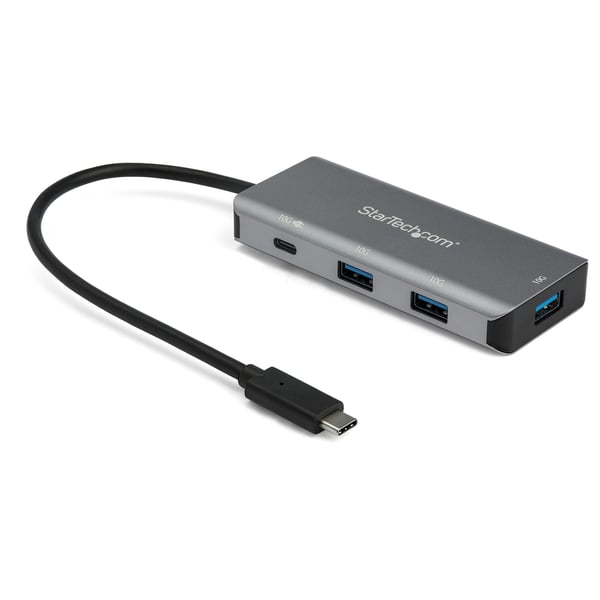 StarTech.com HB31C3A1CPD3 4-Port USB-C-hubb (med strömförsörjning, 10 Gbit/s, 3 x USB-A och 1x 25 cm