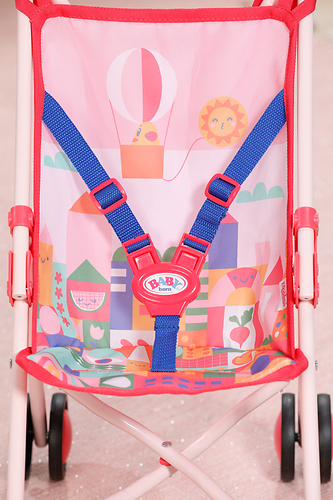 BABY born Stroller with Bag Pink Dockvagn