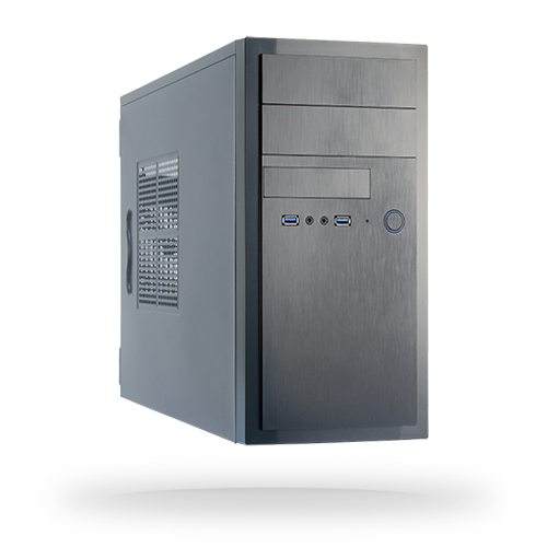 Chieftec HT-01B-350GPB datorväskor Midi Tower Svart 350 W