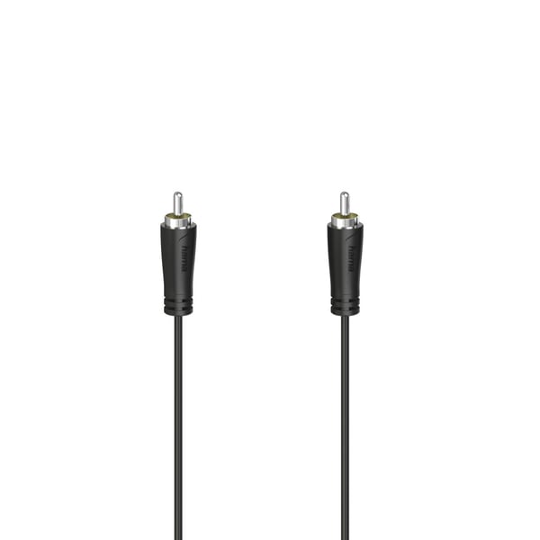 Hama 00205098 audiokaapeli 1,5 m RCA Musta Hama 00205098 audiokaapeli 1,5 m RCA Musta