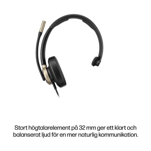 HP Poly Mission 815 trådat USB-monoheadset (bulk)