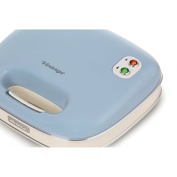 Ariete Vintage Line 00C196305AR0 sandwichtoaster 750 W Lyse Blå