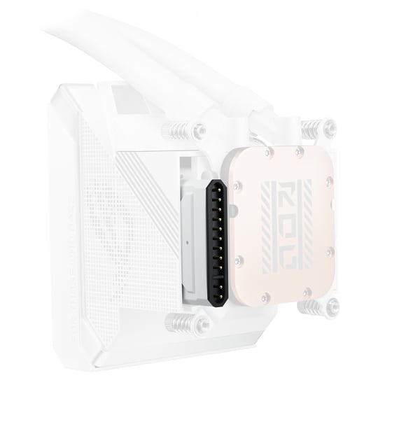 ASUS ROG STRIX SLC IV 360 ARGB LCD WHT Processor Alt-i-en væskekøler 12 cm Hvid 1 stk