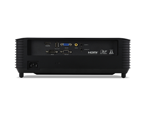 Acer Essential X1128H Standard throw-projektor 4500 ANSI-lumen DLP SVGA (800x600) 3D kompatibilitet Svart