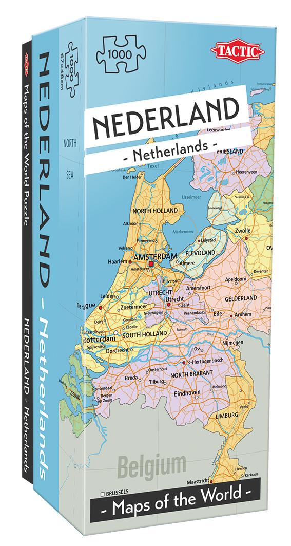 Tactic Maps of the World Netherlands palan palapeli