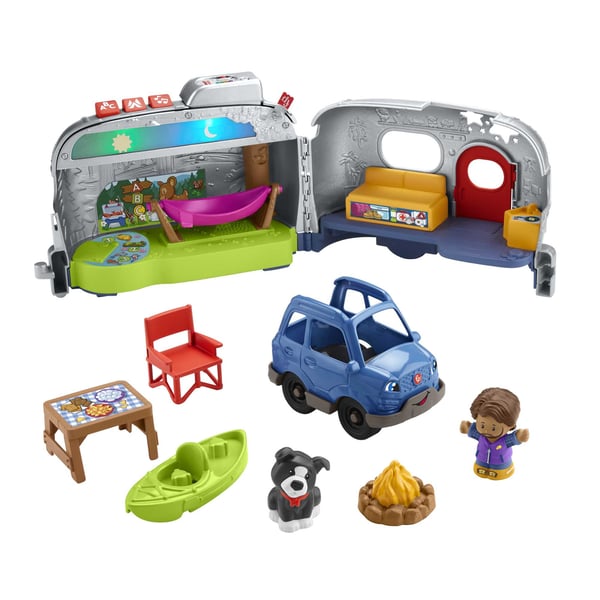 Fisher-Price Little People Light-Up Learning Camper