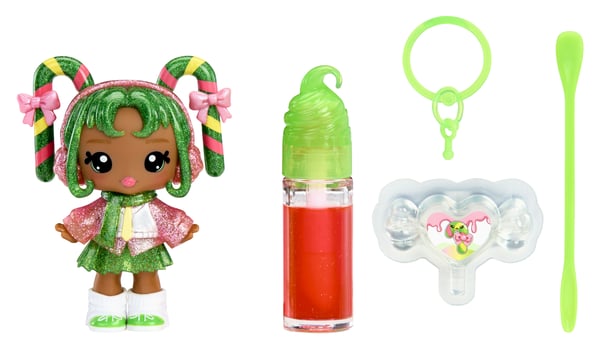 MGA Entertainment Yummiland Holiday Lip Gloss Doll - Halle Candy Cane