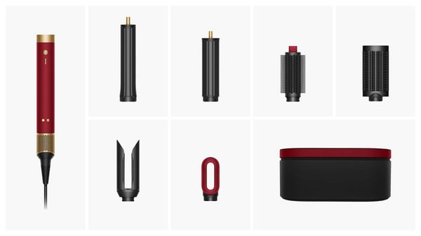Dyson Airwrap Co-anda 2x Straight + Wavy Multistyler Airflow Kulta, Punainen 1700 W 2 m