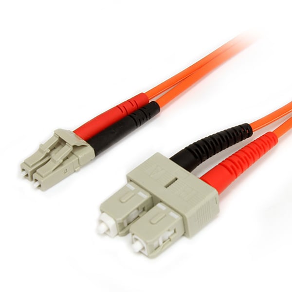 StarTech.com 1 m 62,5/125 multiläges Duplex-fiberpatchkabel LC - SC