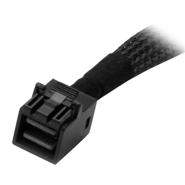 StarTech.com SAS43SAT1M Serial Attached SCSI (SAS)-kabel 1 m Sort, Sølv