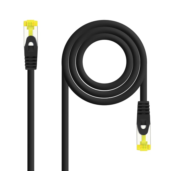 Nanocable 10.20.1900-L30-BK netværkskabel Sort 0,3 m Cat6a SF/UTP (S-FTP) Rund