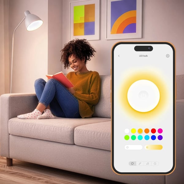 Hama 00176684 intelligent belysning Smart pære Wi-Fi 5 W