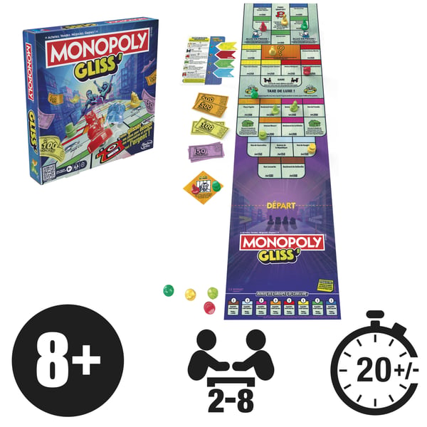 Monopoly Knockout 20 min. Brætspil Økonomisk simulering