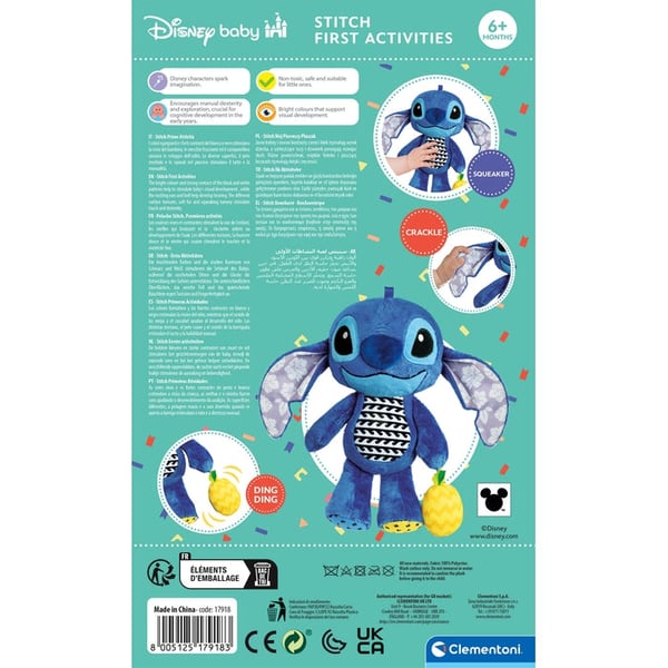 Clementoni Disney Baby 17918 täytetty lelu