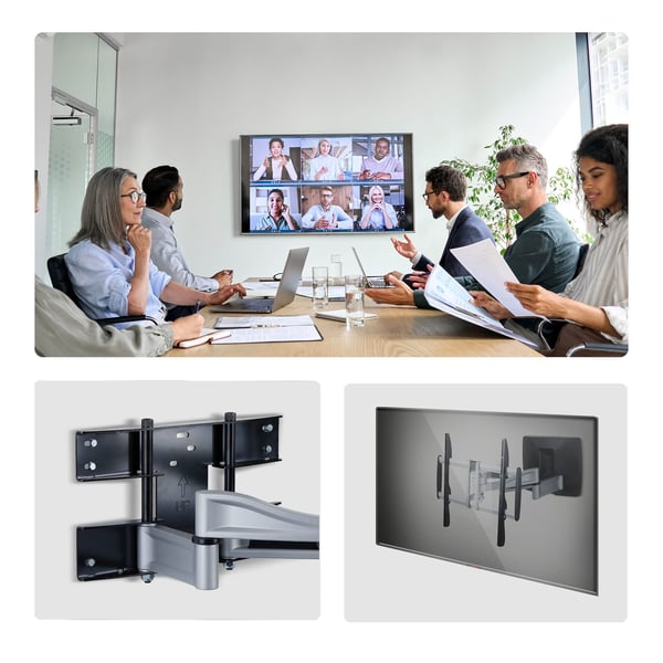 StarTech.com 100AP1-TV-WALL-MOUNT TV-kiinnike 2,54 m (100") Musta