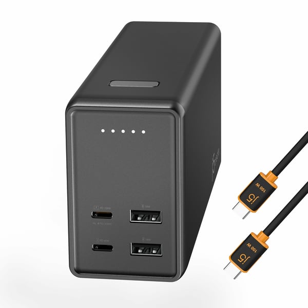 j5create JPB264100-N basstationer 26800 mAh Svart