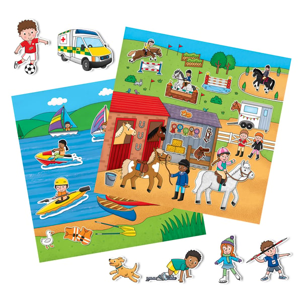 Galt Toys Reusable sticker book - Sports