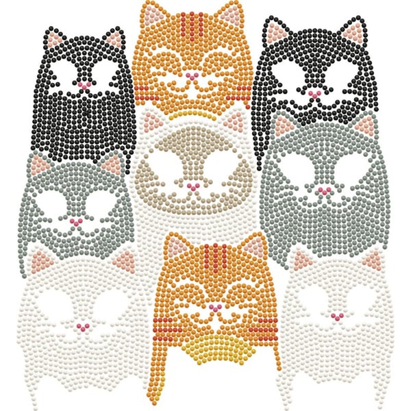 Diamond Dotz Cat Clan