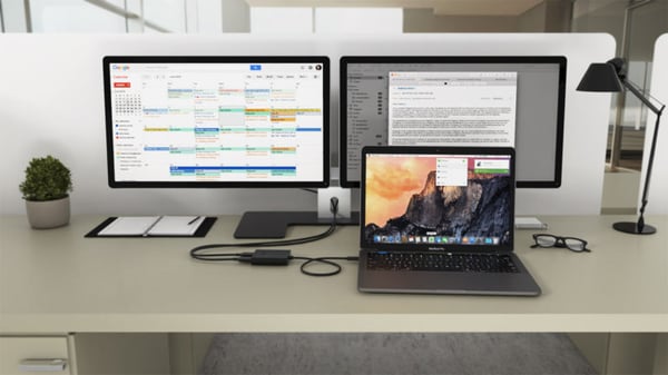 i-tec C31DUAL4KHDMI USB grafisk adapter 3840 x 2160 pixel Sort