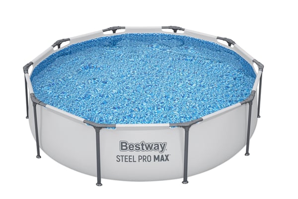Bestway Steel Pro 56406 ovan mark-svimmingpooler Pool med ram Rund 4678 l