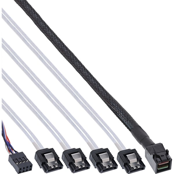 InLine 27630A SAS (Serial Attached SCSI) -kaapeli 0,5 m Musta