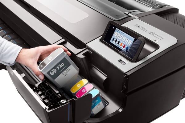 HP Designjet T1700dr 44-tums PostScript-skrivare
