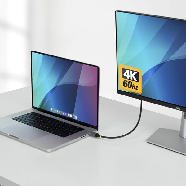 StarTech.com 1,5 m premiumcertifierad HDMI-kabel med hög hastighet, 4K 60 Hz/1440p 144 Hz, HDMI 2.0-kabel med HDR10/ARC, 18 Gbps, 4K HDMI-kabel för monitor/tv/skärm, högflexibel TPE-mantel