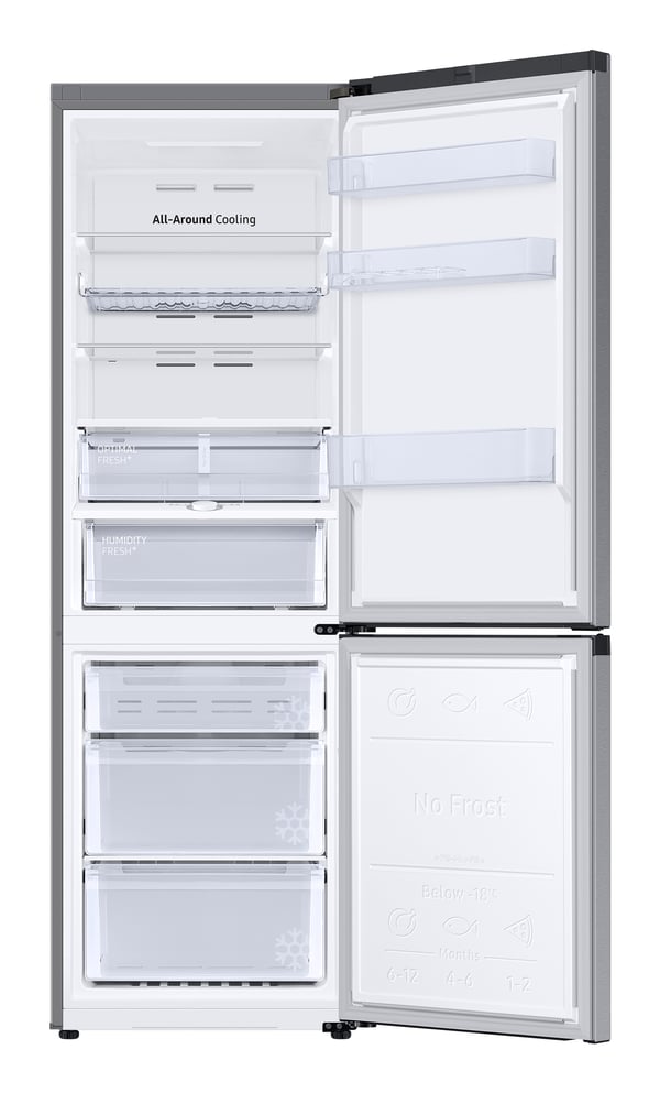 Samsung RB34C675DSA Fritstående Rustfrit stål