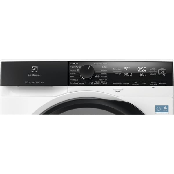 Electrolux EW7F411BG3 vaskemaskine Front-læsning 11 kg 1400 rpm Hvid