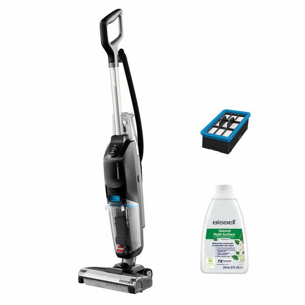 Bissell CrossWave HF2 Select Skaftdammsugare AC Torr&våt Utan påse 0 l 340 W Svart, Blå, Grå