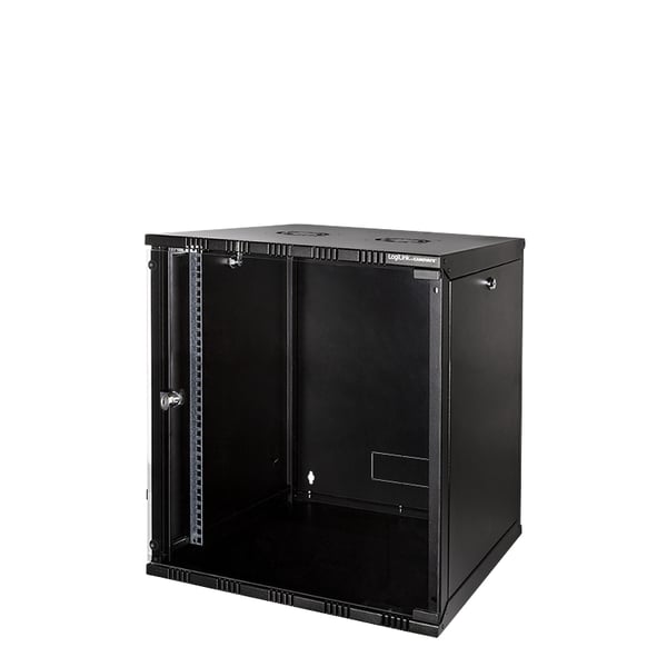 LogiLink W12B54B rack 12U Väggmonterad rack Svart LogiLink W12B54B rack 12U Väggmonterad rack Svart