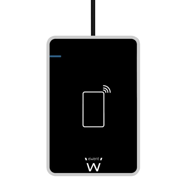 Ewent EW1053 magnetisk kortlæser USB Sort