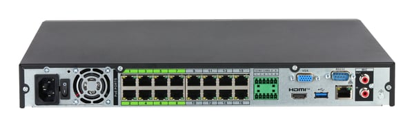 Dahua Technology WizSense NVR5216-16P-EI2 nätverksvideobandspelare (NVR) 1U Svart