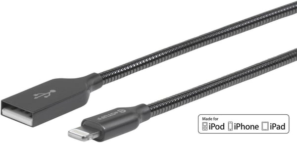 eSTUFF ES601165 Lightning kabel 1,5 m Grå eSTUFF ES601165 Lightning kabel 1,5 m Grå