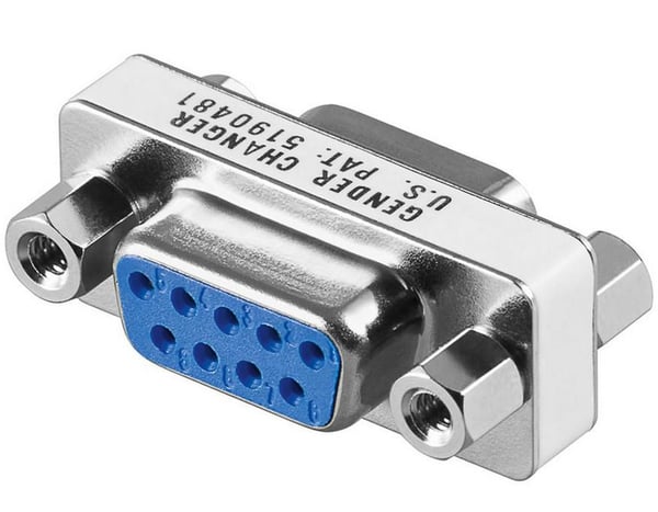 Microconnect MOD9F9F kabel kønsskifter DB9 Blå