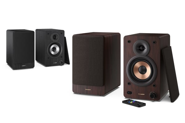 Sharp BOOKSHELF SPEAKERS 2-suuntainen Ruskea Langallinen & langaton 60 W