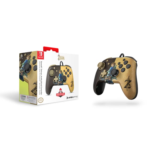 PDP REMATCH: Hyrule Hero Link Flerfarvet USB Gamepad Analog/digital Nintendo Switch, Nintendo Switch OLED