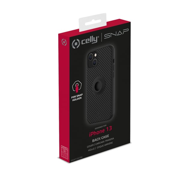 Celly Snap mobiltelefon etui 15,5 cm (6.1") Cover Sort
