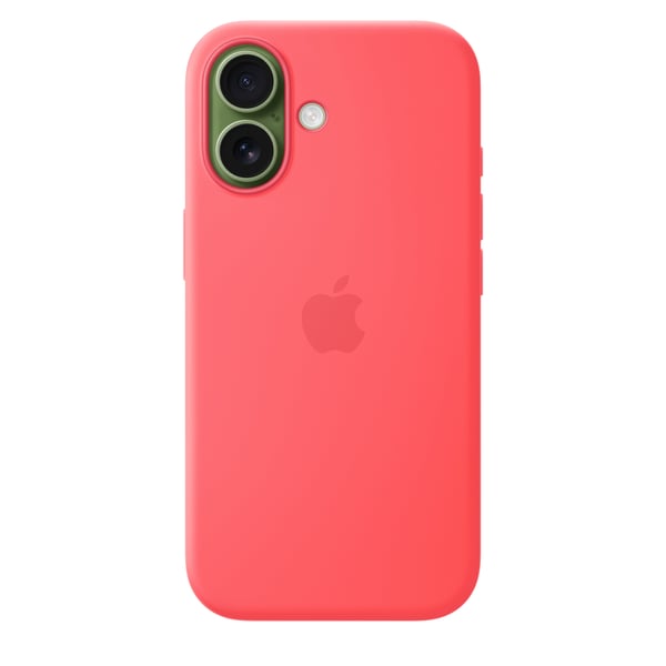 Apple iPhone 17:n MagSafe-silikonikuori - heleä guava