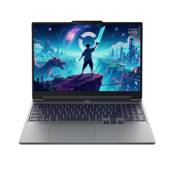 Lenovo LOQ 15IPH11 Intel Core Ultra 7 356H Laptop 38,9 cm (15.3") WUXGA 32 GB DDR5-SDRAM 1 TB SSD NVIDIA GeForce RTX 5060 Wi-Fi 6 (802.11ax) Windows 11 Home Grå Fransk