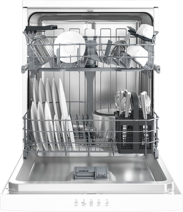 Beko BDFN15D431W Fritstående 14 kuverter