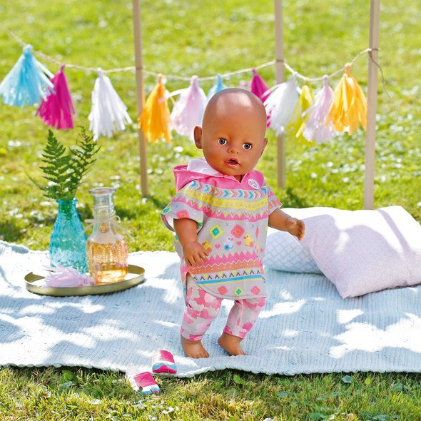 BABY born Deluxe Trendy Poncho Nuken vaatesetti